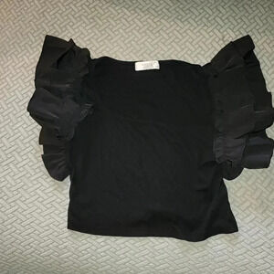 Julia Ruffle Crop